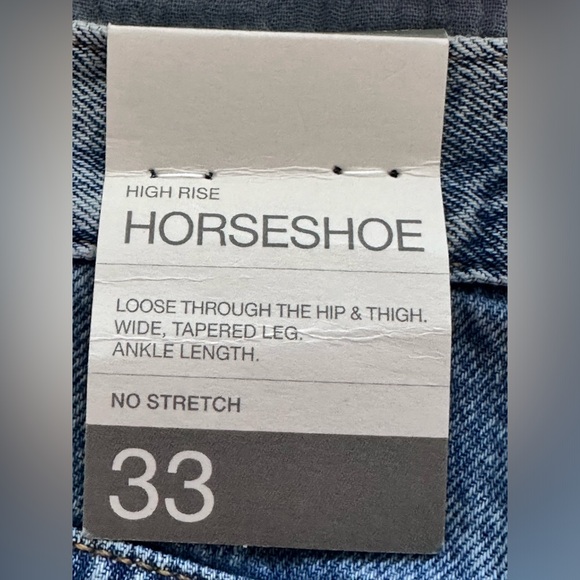 Gap| High Rise UltraSoft Horseshoe Jeans| Size 33/16 NWT - Picture 6 of 13